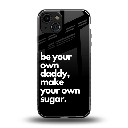 Suger back phone cover | glass case for iphone 15