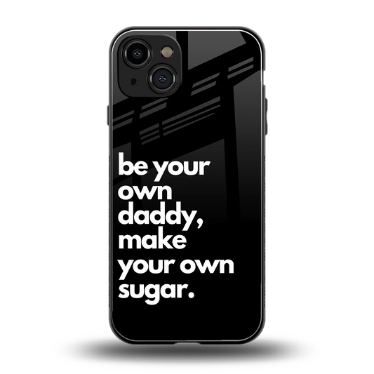 Suger back phone cover | glass case for iphone 15