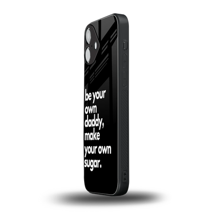 Suger iphone 16 plus mobile cover | shockproof glass phone case