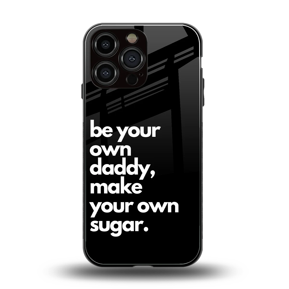 Suger back phone cover | glass case for iphone 16 pro max