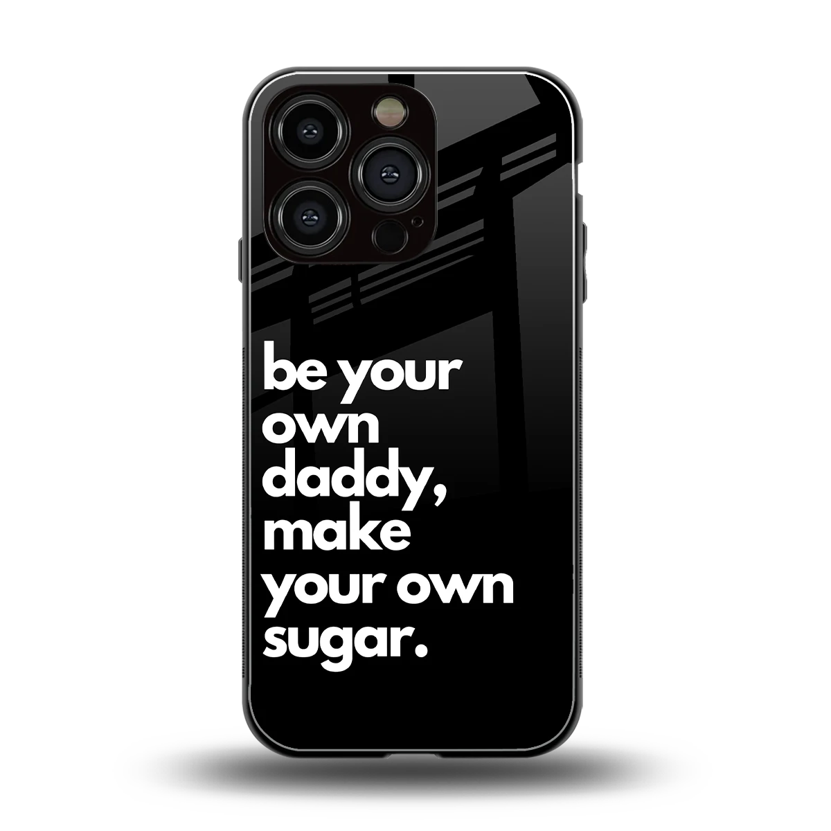 Suger back phone cover | glass case for iphone 16 pro