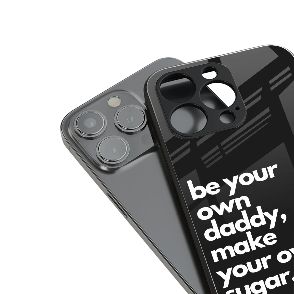 Suger stylish phone case for iphone 13 pro | glossy glass and slim fit