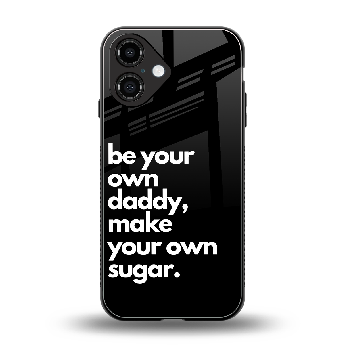 Suger back phone cover | glass case for iphone 16