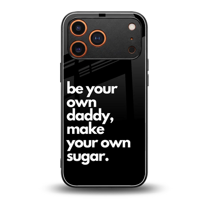 Suger back phone cover | glass case for iphone 17 pro max