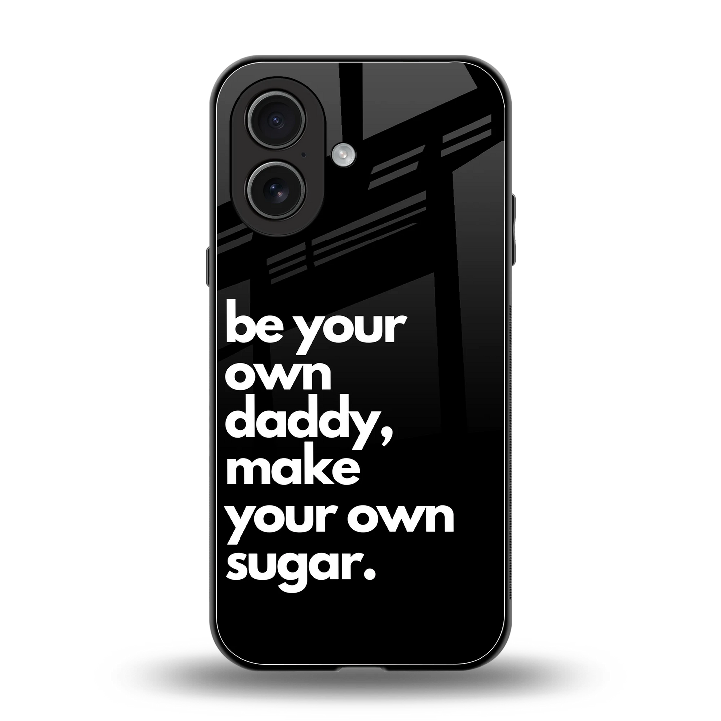 Suger back phone cover | glass case for iphone 17