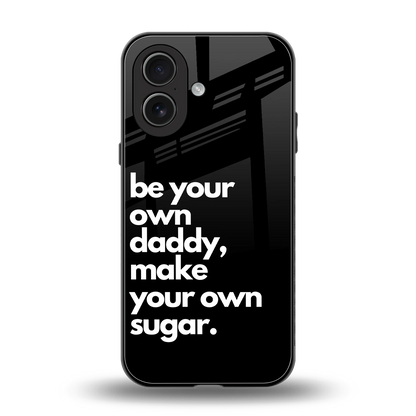 Suger back phone cover | glass case for iphone 17