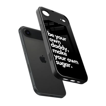 Suger sleek iphone air cover with tempered glass back and TPU edges
