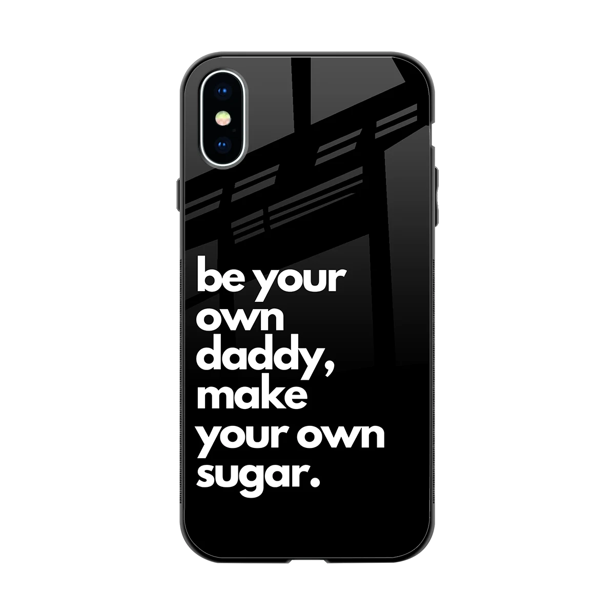 Suger back phone cover | glass case for iphone x