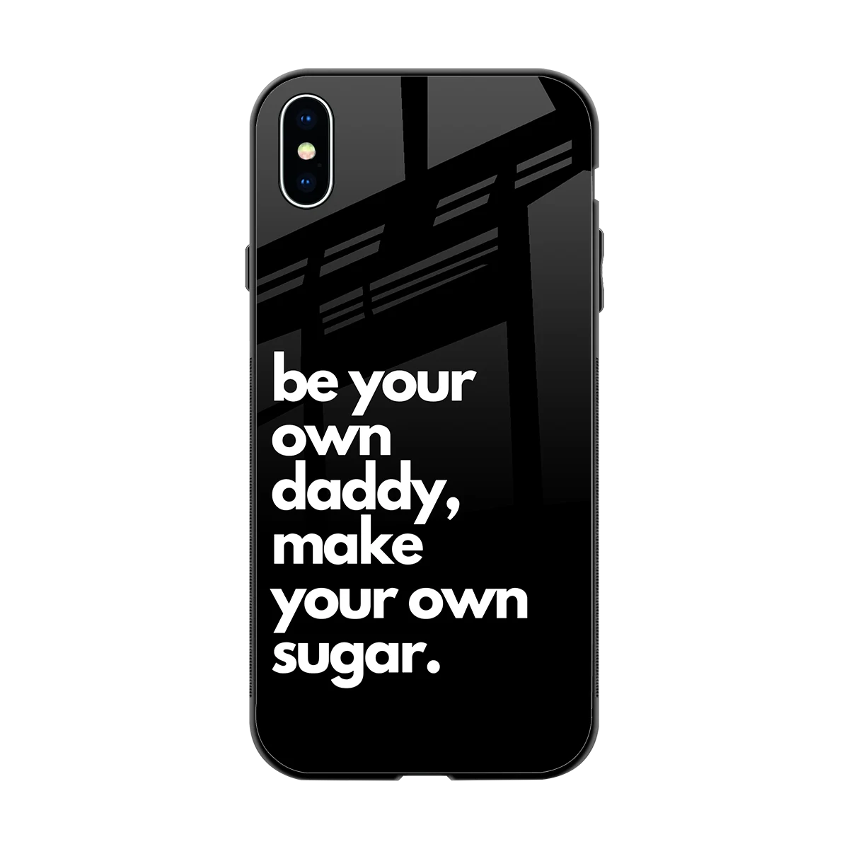 Suger back phone cover | glass case for iphone xs max