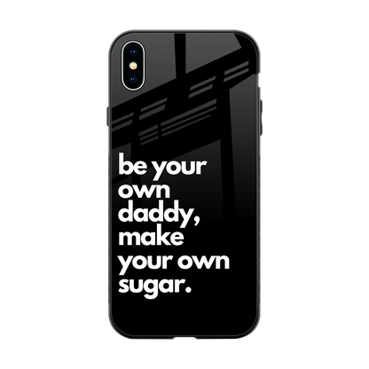 Suger back phone cover | glass case for iphone xs max