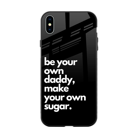 Suger back phone cover | glass case for iphone xs max