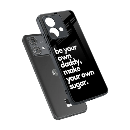 Suger sleek motorola edge 40 neo 5g cover with tempered glass back and TPU edges