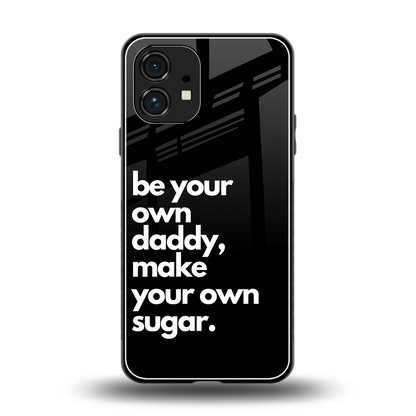 Suger back phone cover | glass case for nothing phone 1