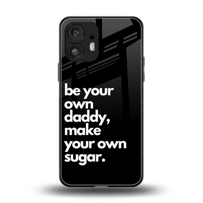 Suger back phone cover | glass case for nothing phone 2
