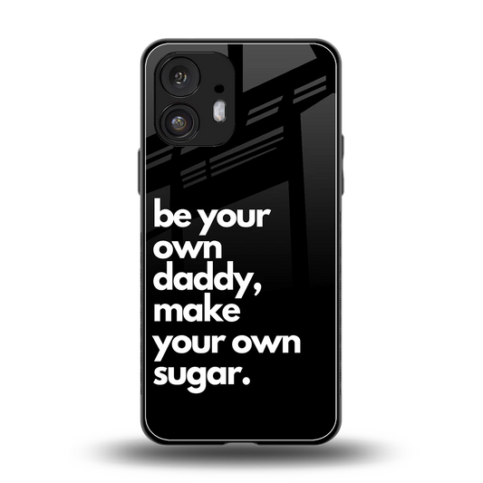 Suger back phone cover | glass case for nothing phone 2