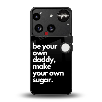 Suger back phone cover | glass case for nothing phone 3