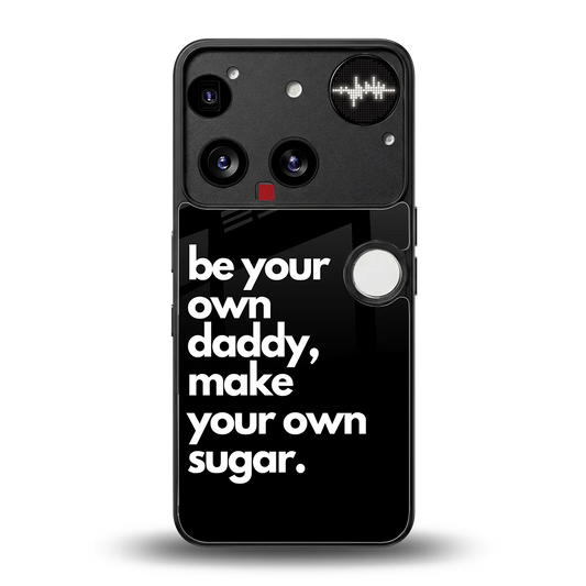 Suger back phone cover | glass case for nothing phone 3