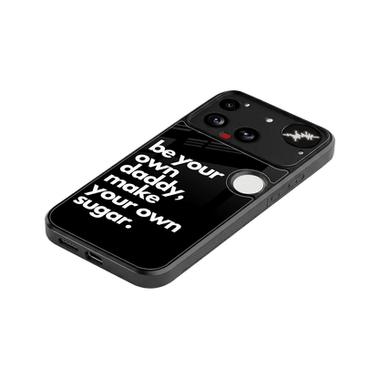 Suger stylish phone case for nothing phone 3 | glossy glass and slim fit