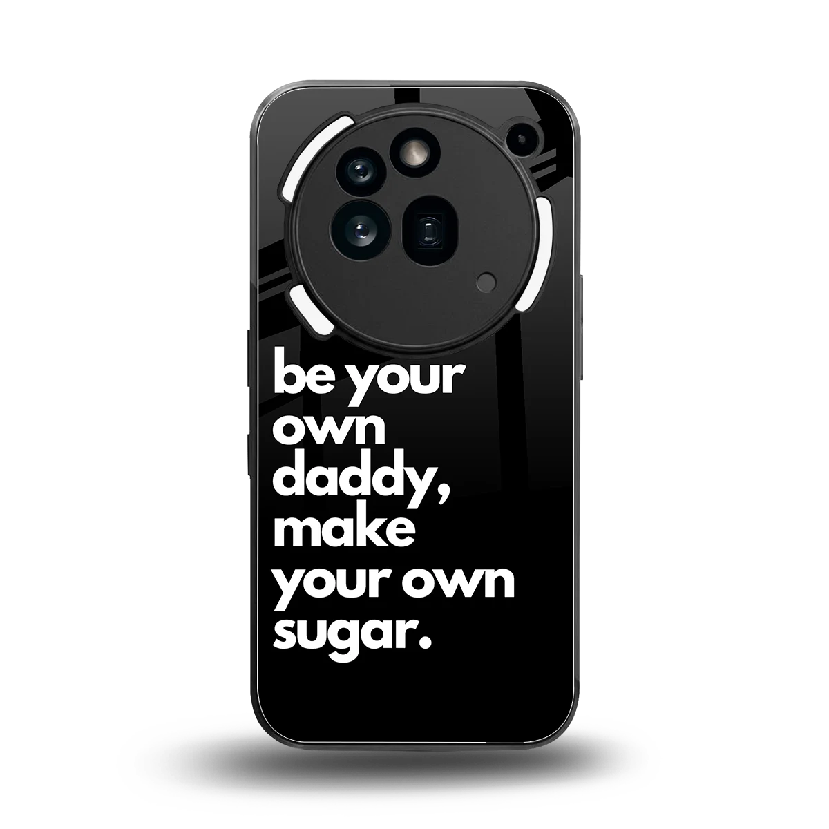 Suger back phone cover | glass case for nothing phone 3a pro
