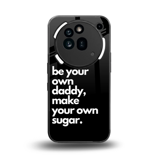 Suger back phone cover | glass case for nothing phone 3a pro