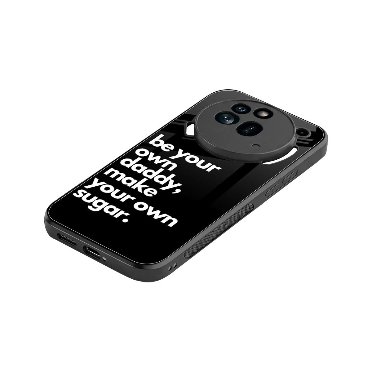 Suger stylish phone case for nothing phone 3a pro | glossy glass and slim fit