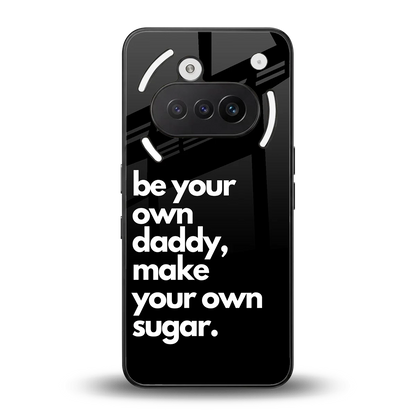Suger back phone cover | glass case for nothing phone 3a