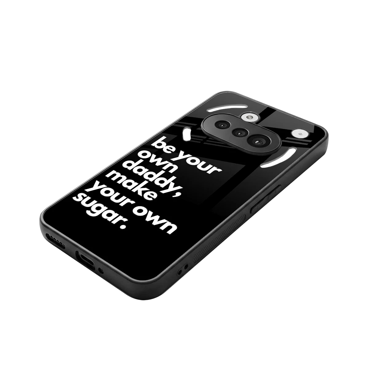 Suger stylish phone case for nothing phone 3a | glossy glass and slim fit