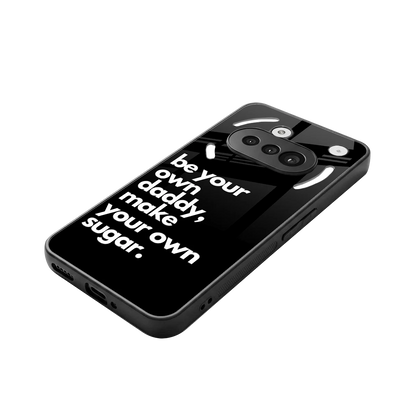 Suger stylish phone case for nothing phone 3a | glossy glass and slim fit