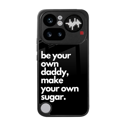 Suger back phone cover | glass case for nothing phone 4a pro