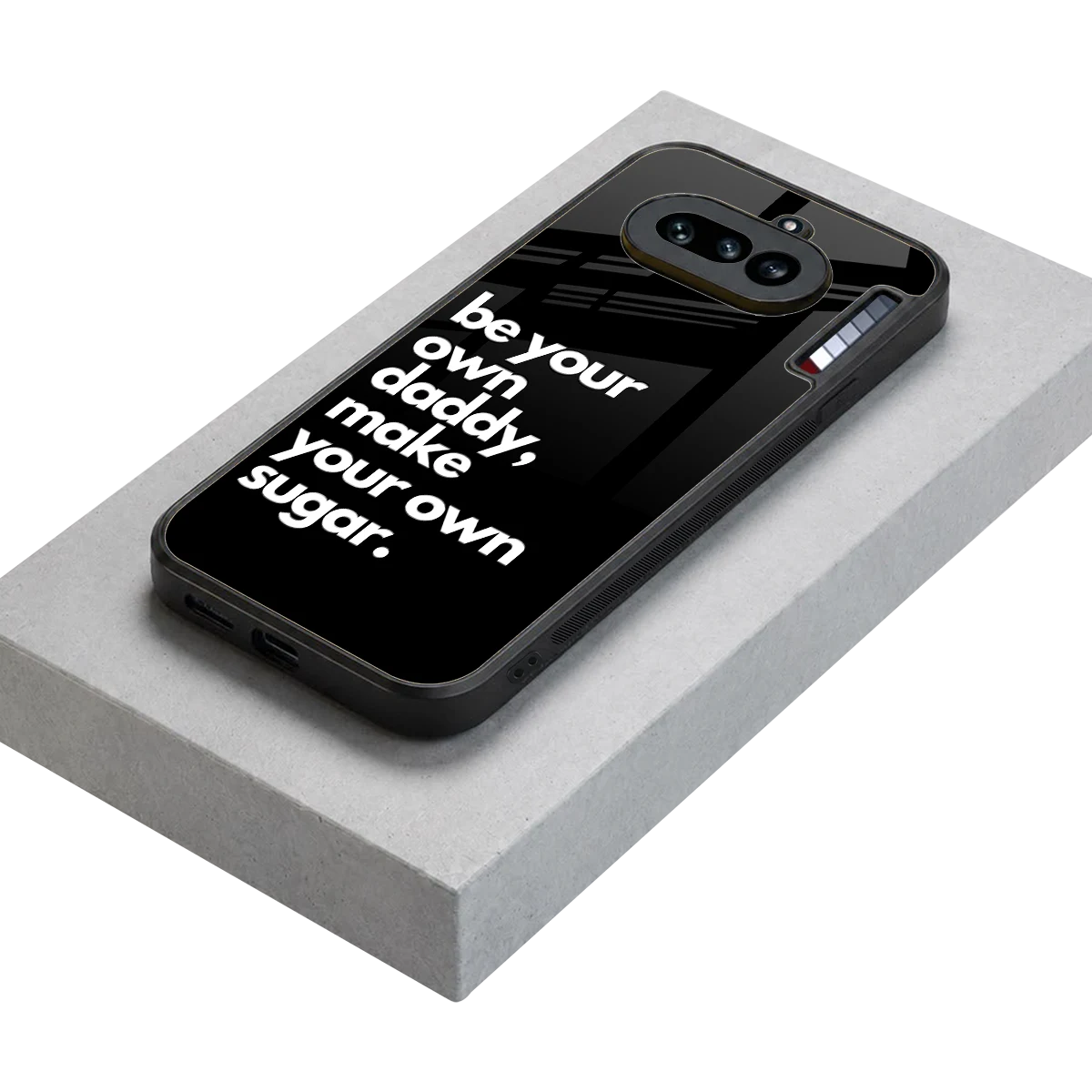 Suger stylish phone case for nothing phone 4a | glossy glass and slim fit