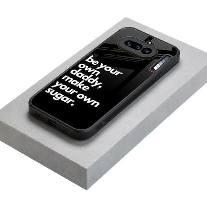 Suger stylish phone case for nothing phone 4a | glossy glass and slim fit