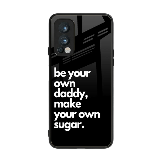 Suger back phone cover | glass case for oneplus nord 2