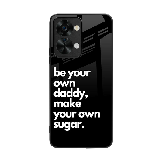 Suger back phone cover | glass case for oneplus nord 2t