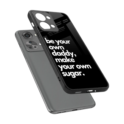 Suger sleek oneplus nord 2t cover with tempered glass back and TPU edges
