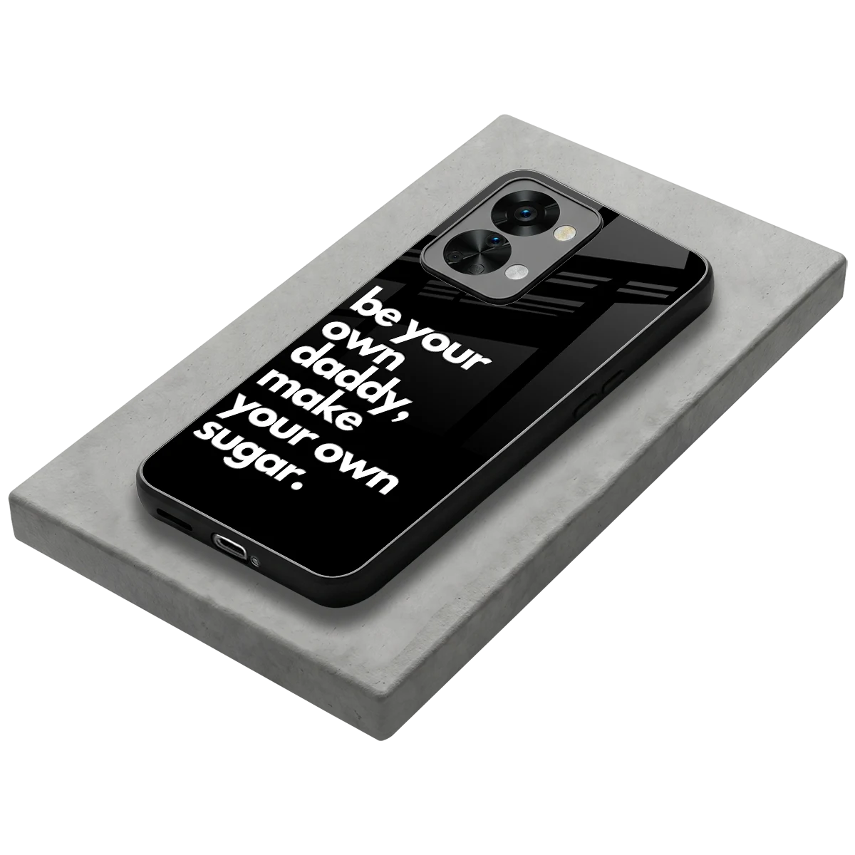 Suger stylish phone case for oneplus nord 2t | glossy glass and slim fit