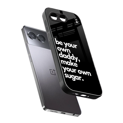 Suger sleek oneplus nord 4 cover with tempered glass back and TPU edges