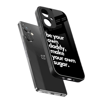 Suger sleek oneplus nord ce 3 cover with tempered glass back and TPU edges