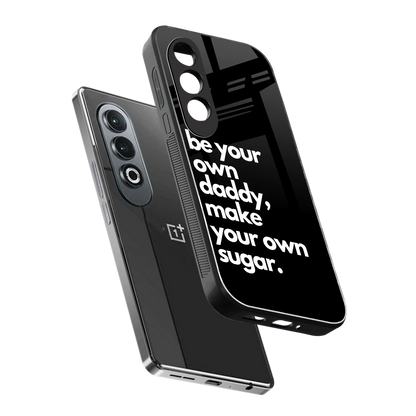 Suger sleek oneplus nord ce 4 cover with tempered glass back and TPU edges