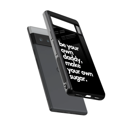 Suger sleek google pixel 6 pro cover with tempered glass back and TPU edges