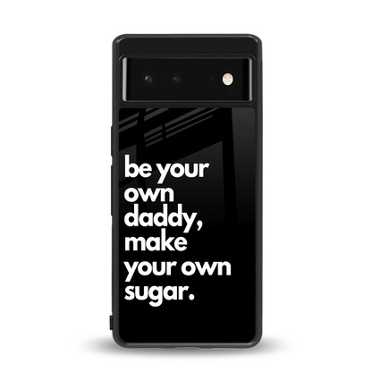 Suger back phone cover | glass case for google pixel 6a