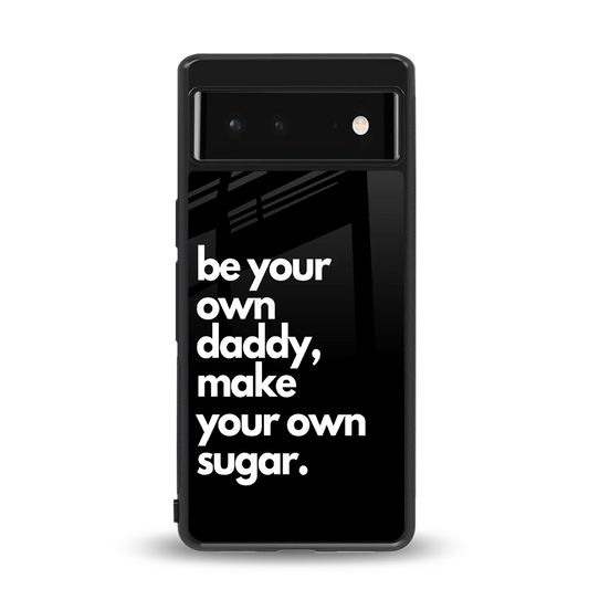 Suger back phone cover | glass case for google pixel 6a