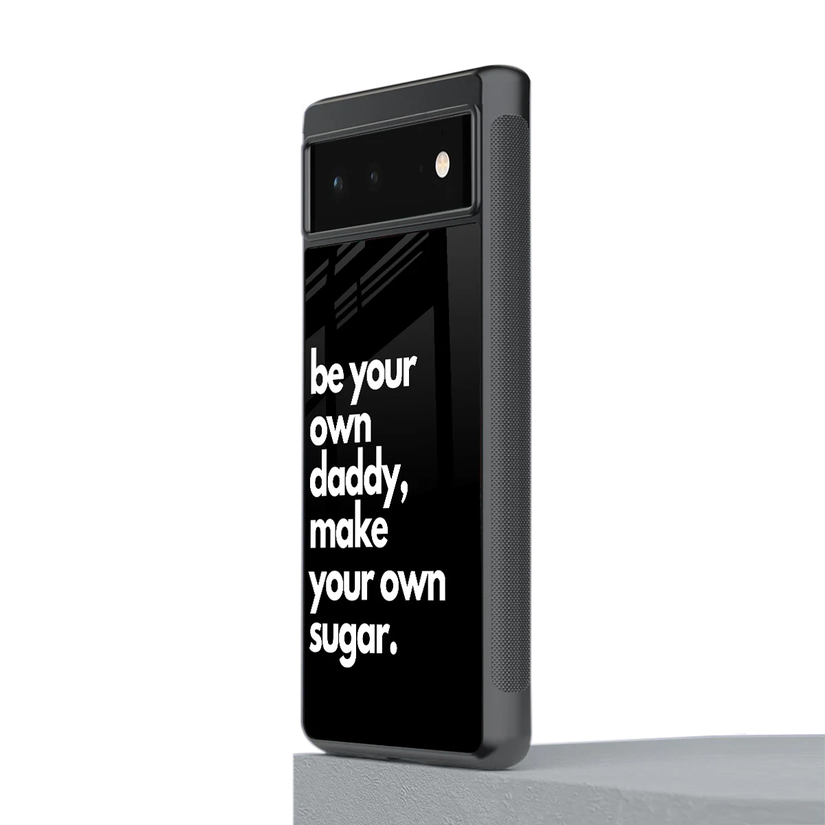 Suger stylish phone case for google pixel 6a | glossy glass and slim fit