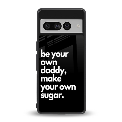 Suger back phone cover | glass case for google pixel 7 pro