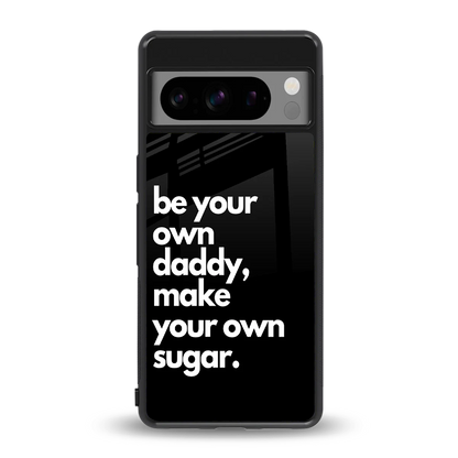 Suger back phone cover | glass case for google pixel 8 pro