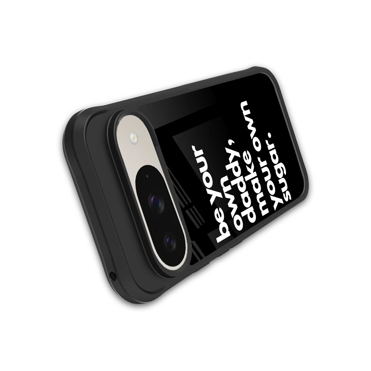 Suger stylish phone case for google pixel 9 | glossy glass and slim fit