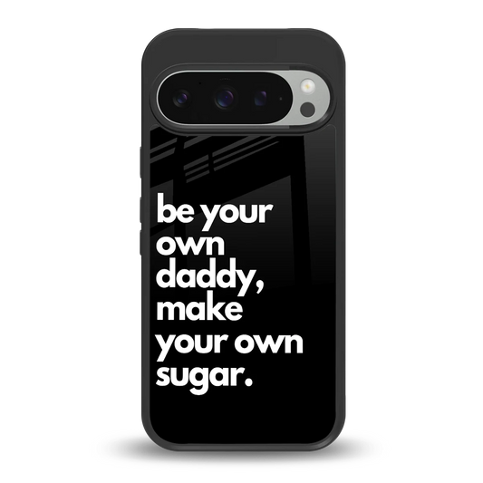 Suger back phone cover | glass case for google pixel 9 pro xl