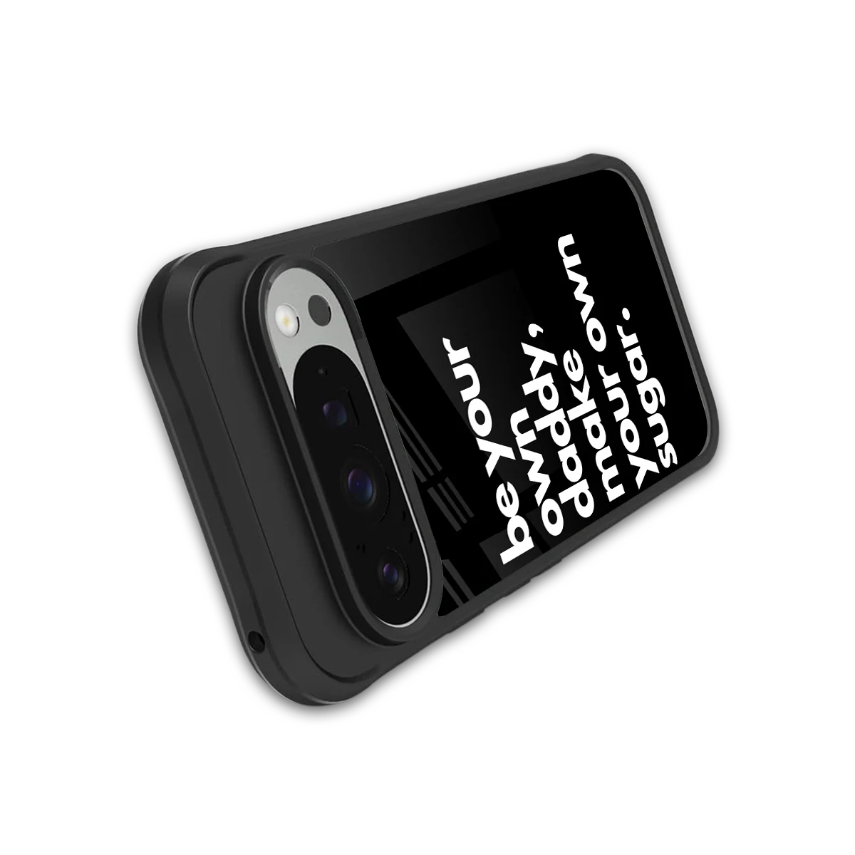 Suger stylish phone case for google pixel 9 pro xl | glossy glass and slim fit