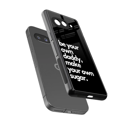 Suger sleek google pixel 10a cover with tempered glass back and TPU edges
