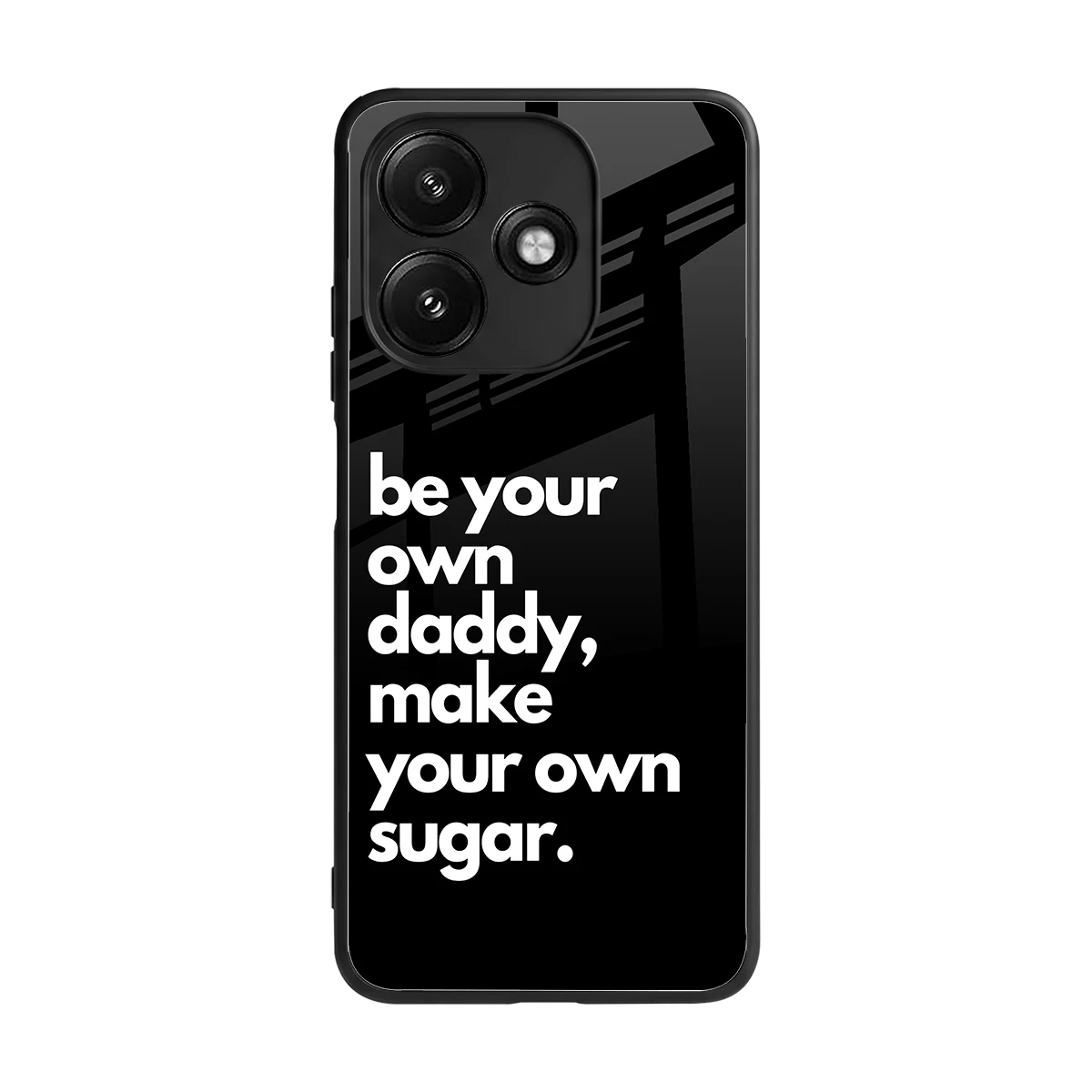 Suger back phone cover | glass case for redmi 12 5g