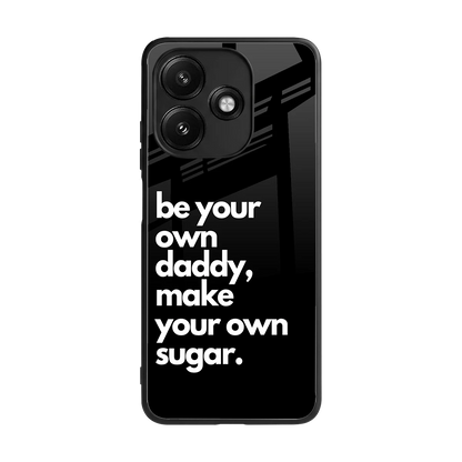 Suger back phone cover | glass case for redmi 12 5g